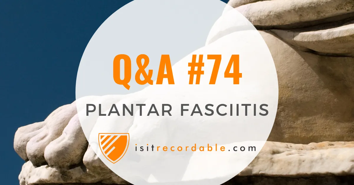 Illustration for the scenario: Plantar Fasciitis