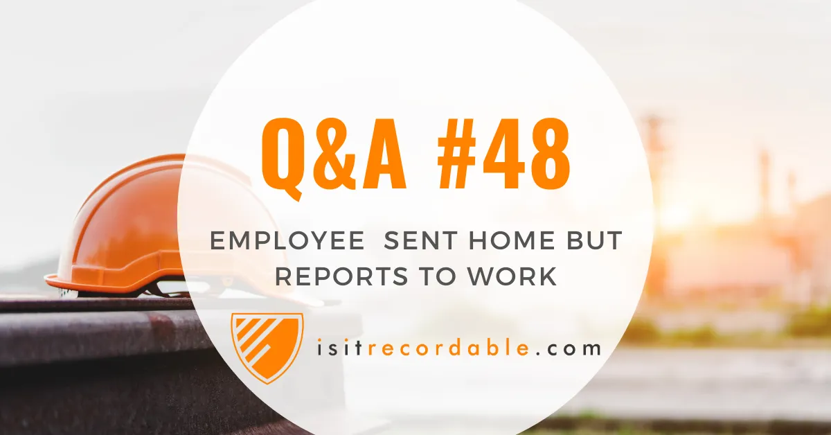 Illustration for the scenario: Employee Opts to Work