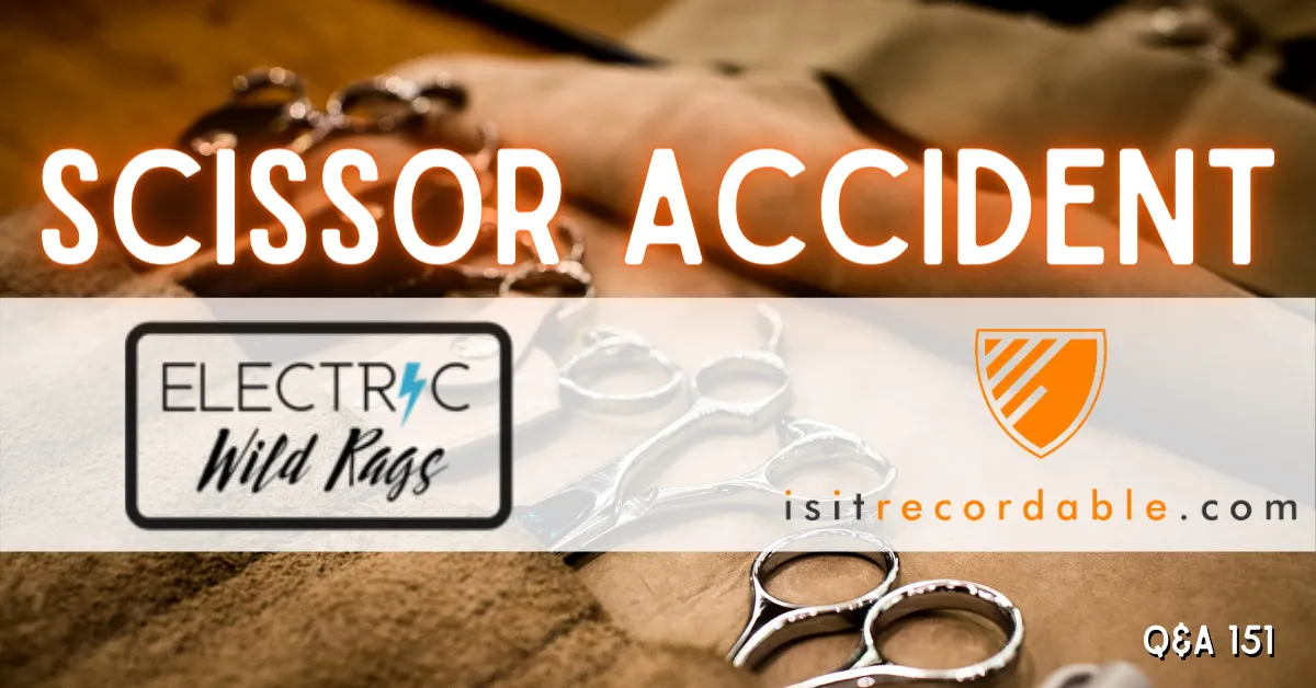 Illustration for the scenario: Scissor Accident