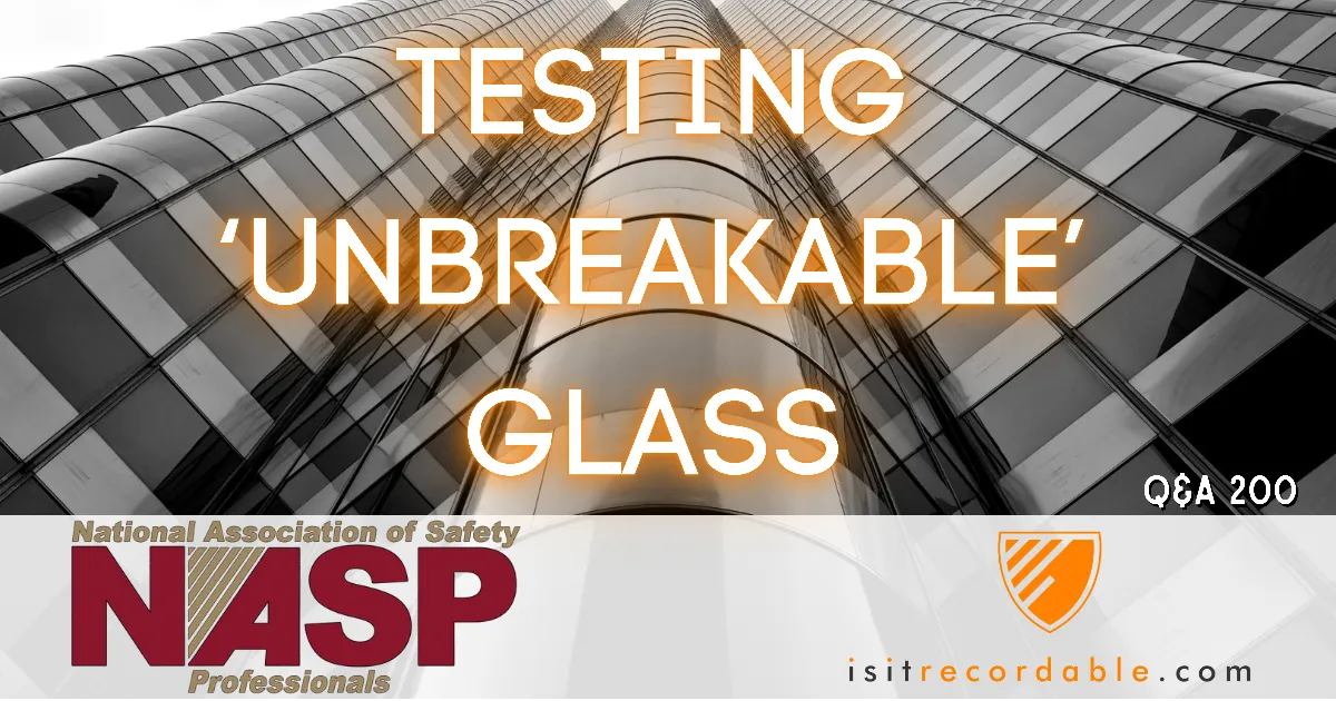 Illustration for the scenario: Testing Unbreakable Glass