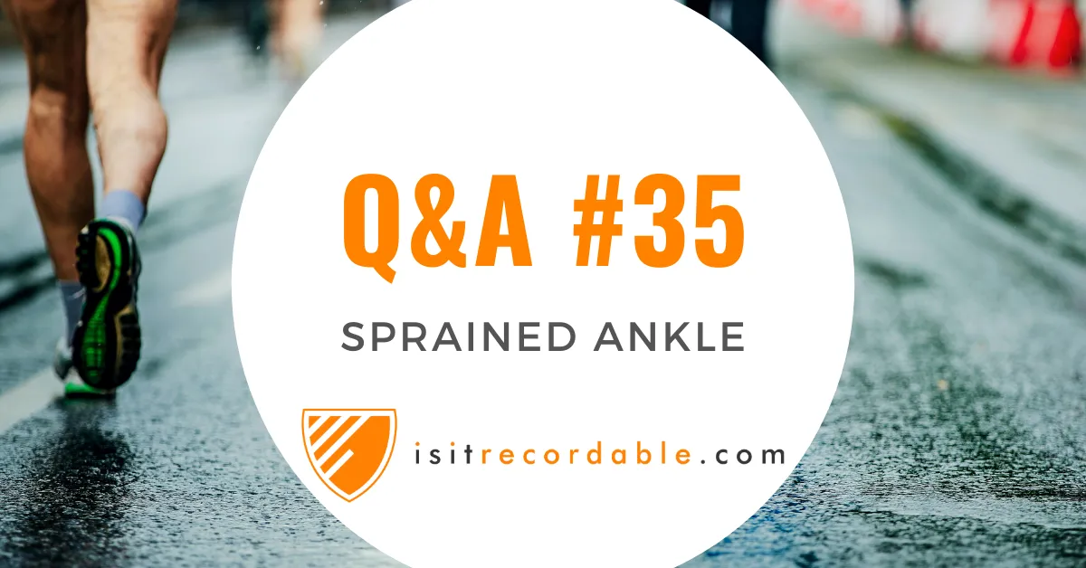 Illustration for the scenario: Sprained Ankle
