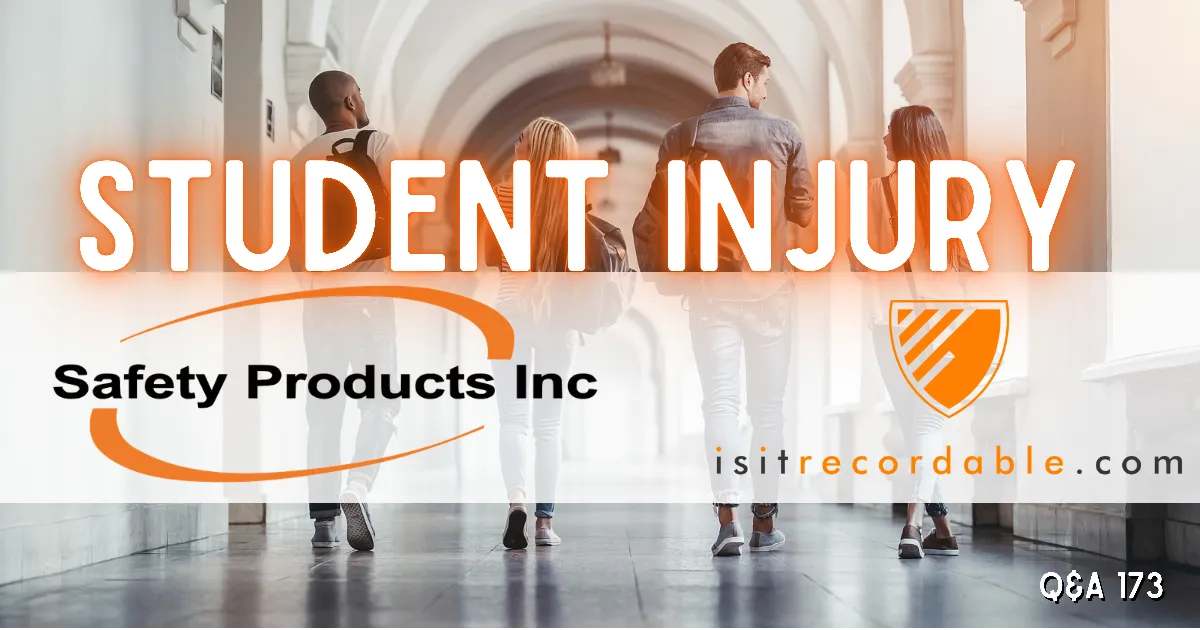 Illustration for the scenario: Student Injury