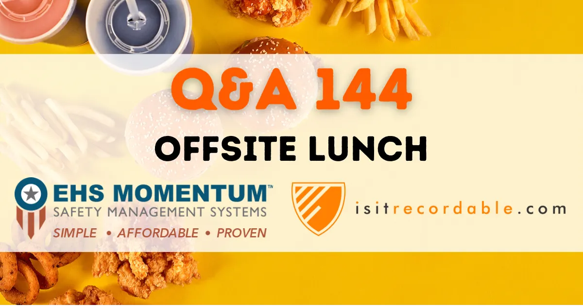 Illustration for the scenario: Offsite Lunch