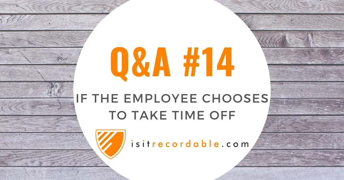 Illustration for the scenario: Doctor Clears Employee but Employee Takes Time Off