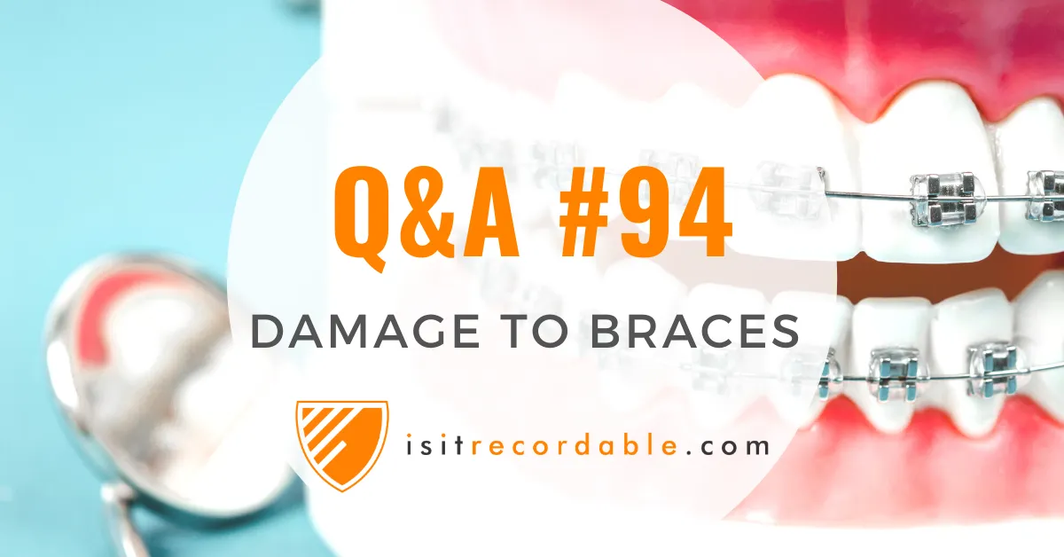 Illustration for the scenario: Damage to Braces