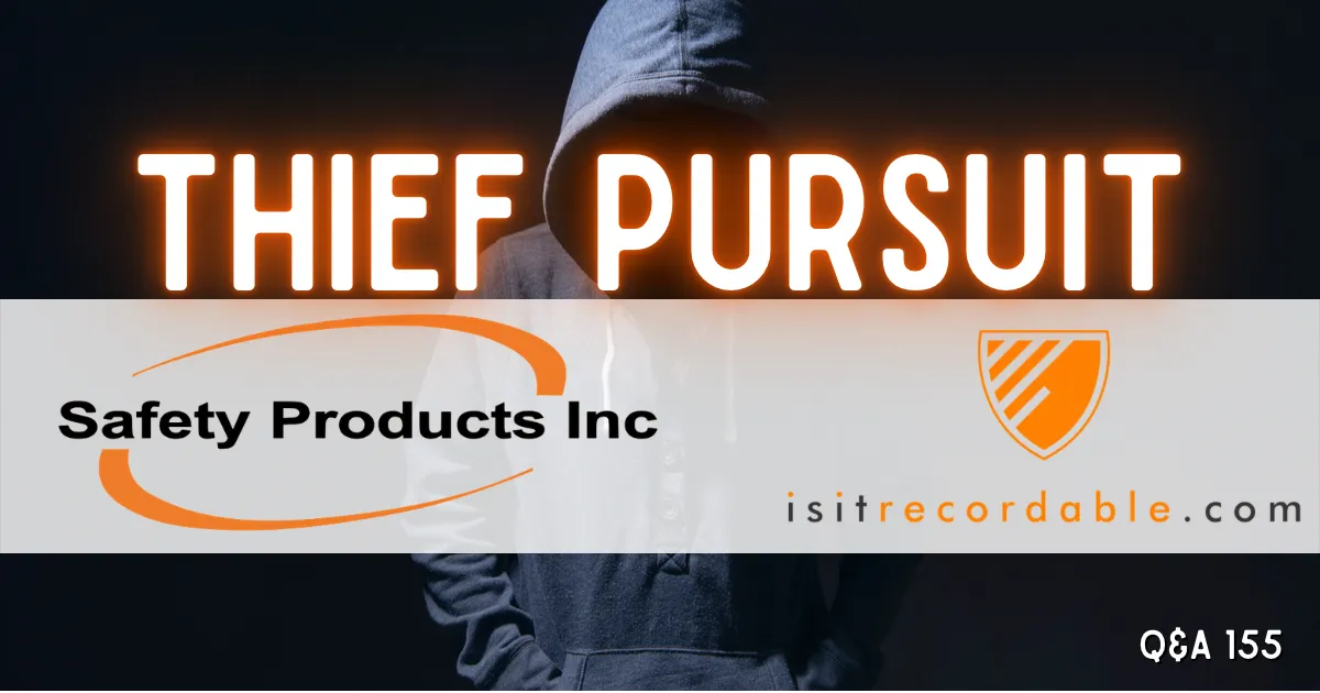 Illustration for the scenario: Thief Pursuit
