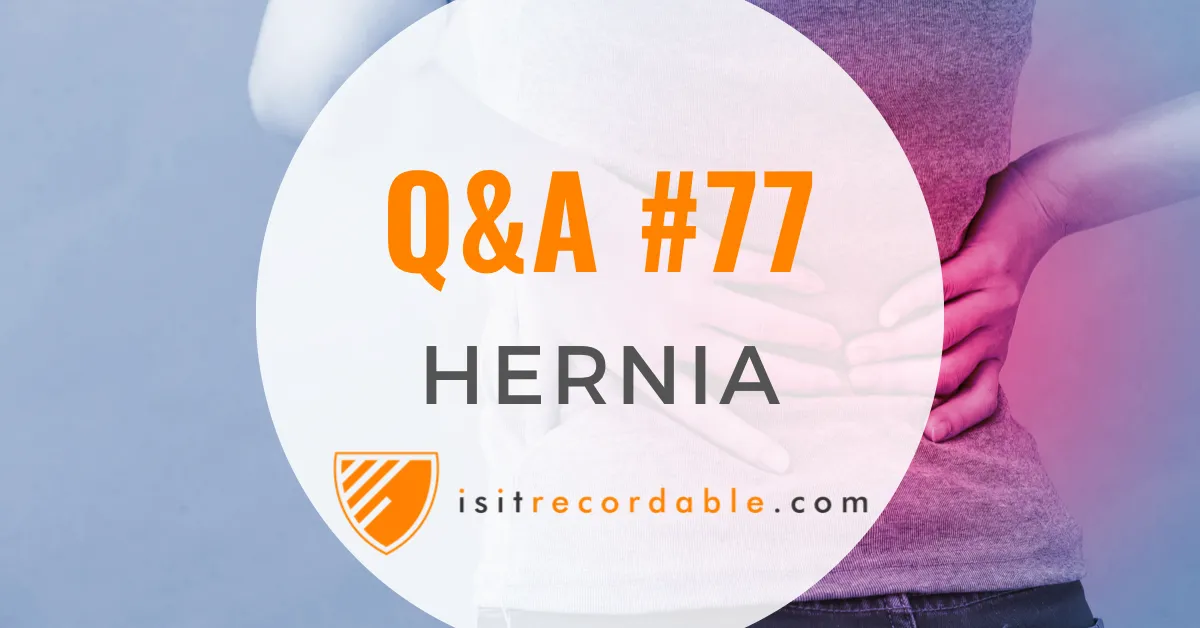 Illustration for the scenario: Hernia