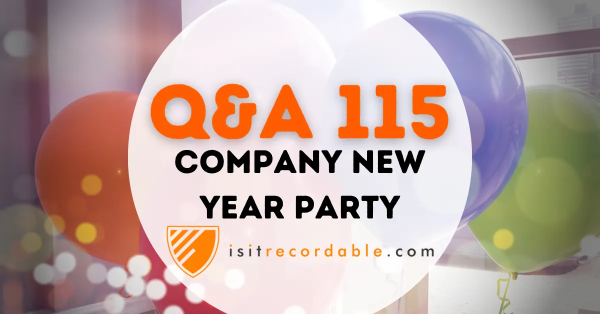 Illustration for the scenario: Company New Year Party
