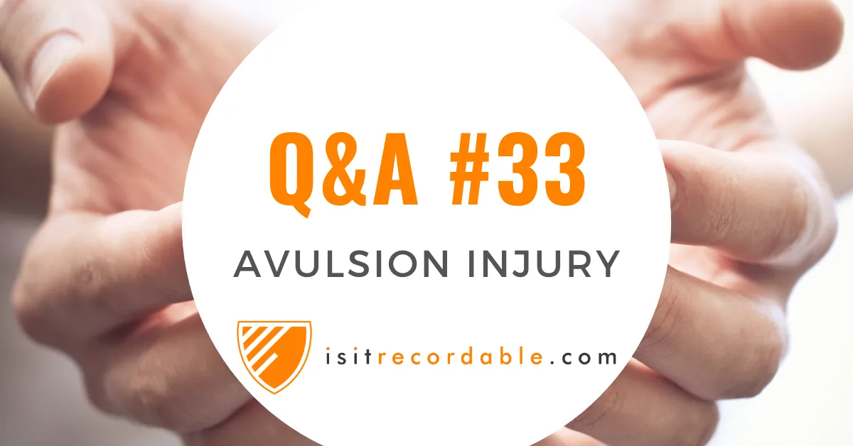 Illustration for the scenario: Avulsion Injury